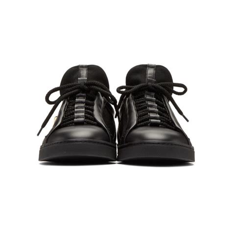 fendi black knit bag bugs sneakers|Fendi: Black Bag Bugs Knit Sneakers .